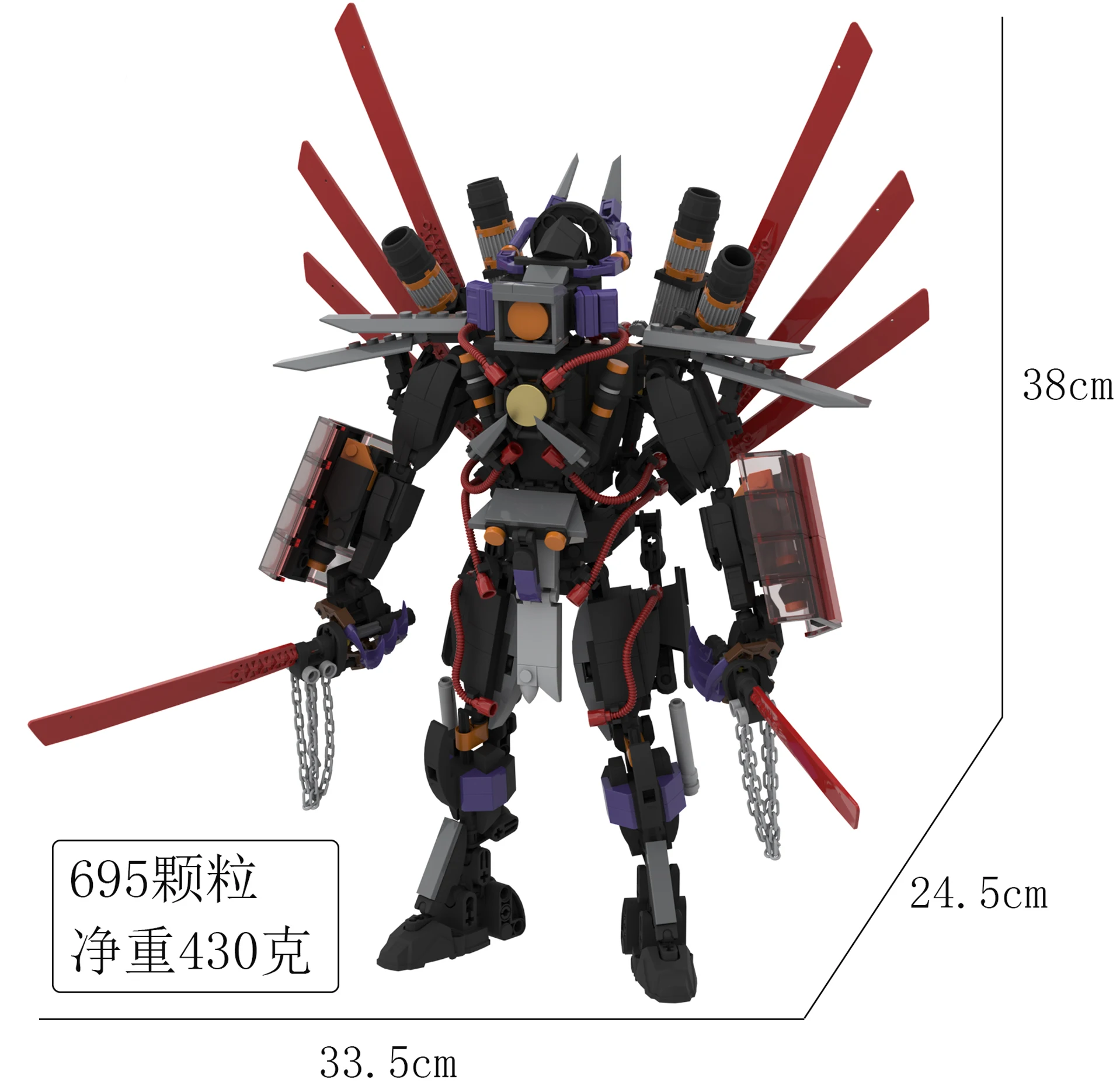 Skibidi Titans Dark Clockman T - Kids Xmas Toys Ideas ulasan dan harga