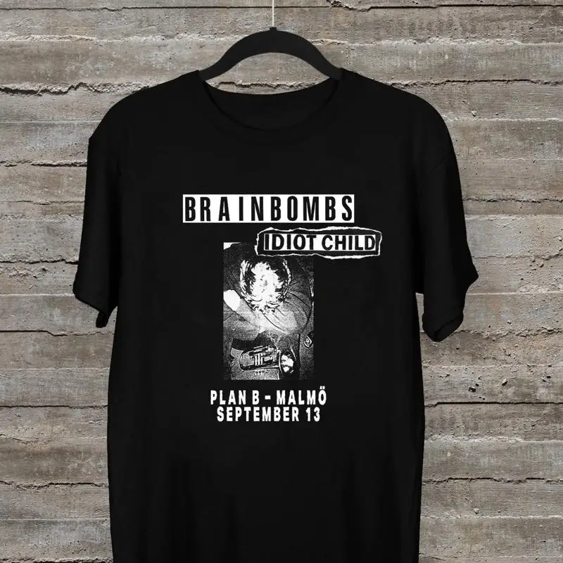 Rare Brainbombs Band DIOT CHILD For Fan Black T Shirt AL158