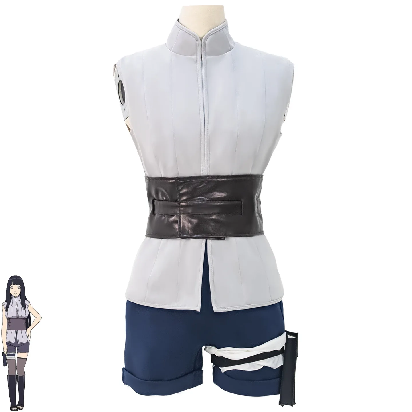 

Hyuga Hinata Cosplay Costume The Last Movie Full Set Role Play Halloween Carnival Party Outfit for Women HCos