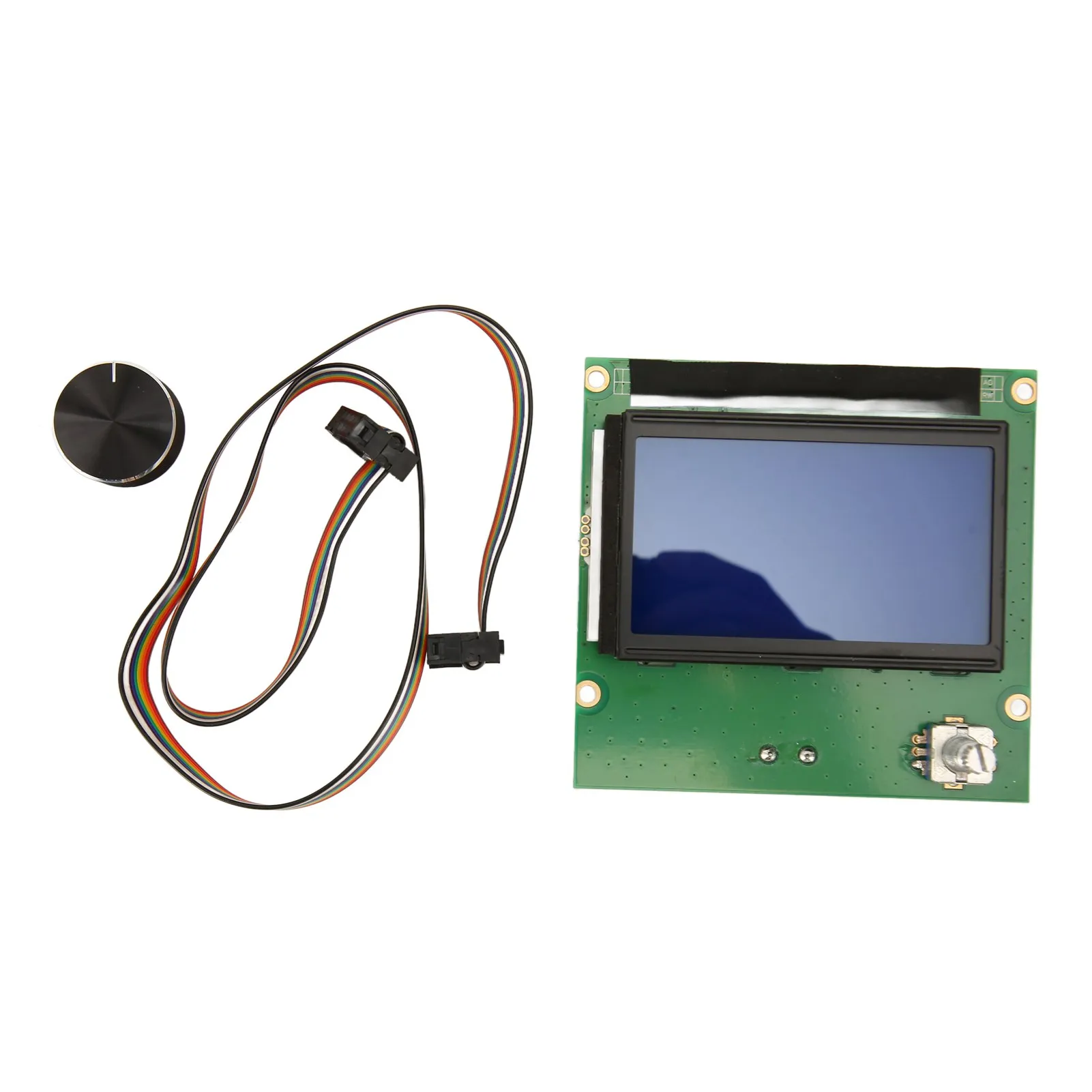 【New】3D Printer LCD Screen 3D Printer Parts LCD Display Screen Board with Ribbon Cable for Ender 3 Series DIY LCD Control Module