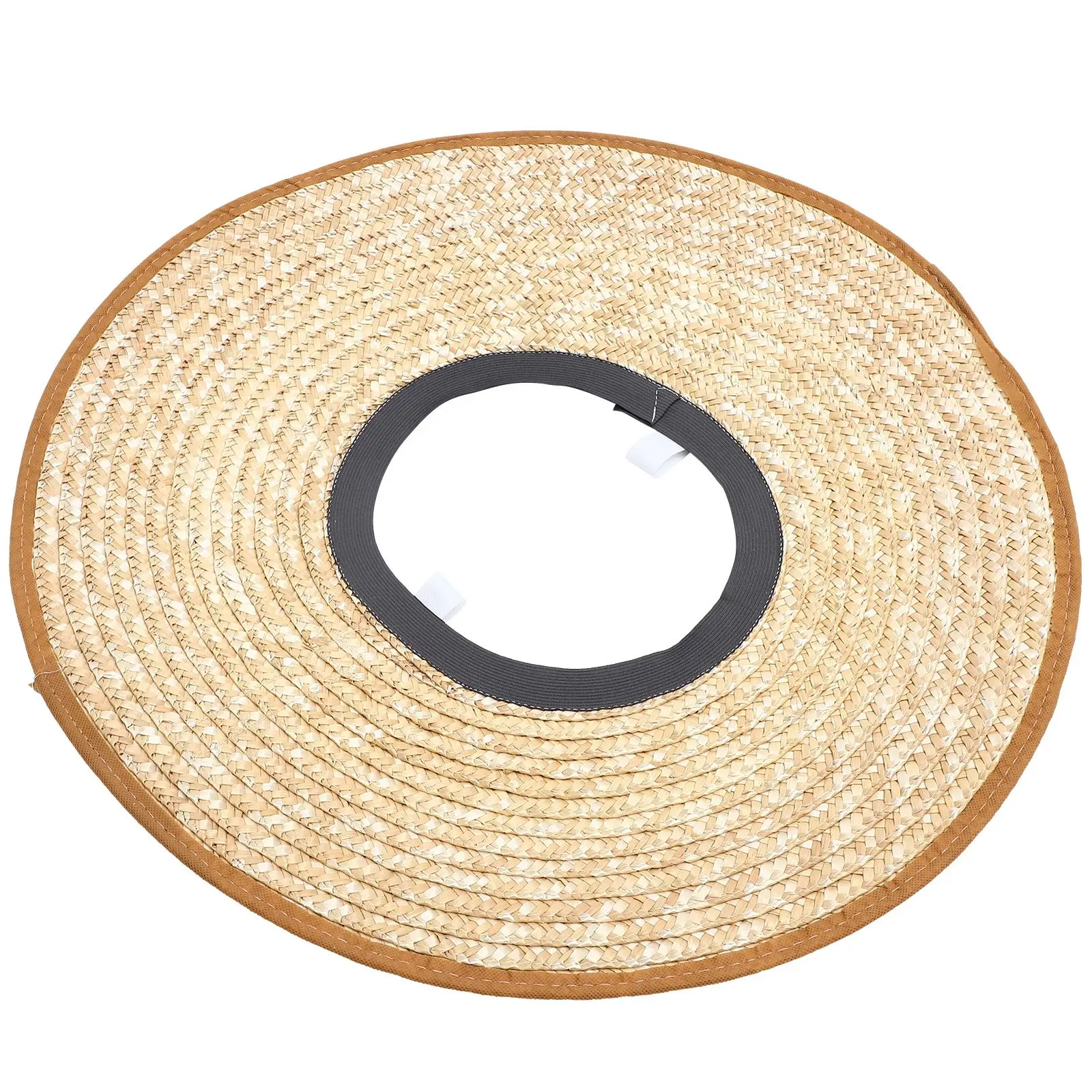 

Construction Sun Hat Visor Straw Hard Hat Sunshade Full Brim 42cm Diameter SafetyHelmet Accessory Lightweight Outdoor