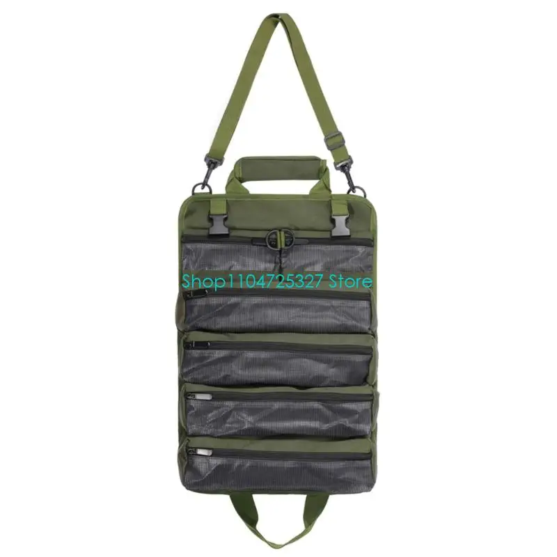 D8KF Portable Tool Storage Bag Organisatoren Rollen constructie Nylon Fabric Case