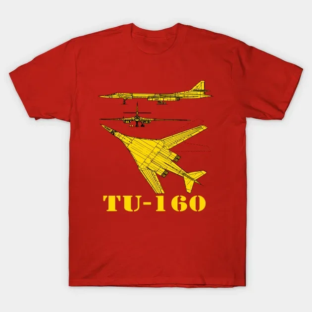 Soviet Russia Tu-160 Blackjack Strategic Bomber T Shirt New 100% Cotton Short Sleeve O-Neck T-shirt Casual Mens Top