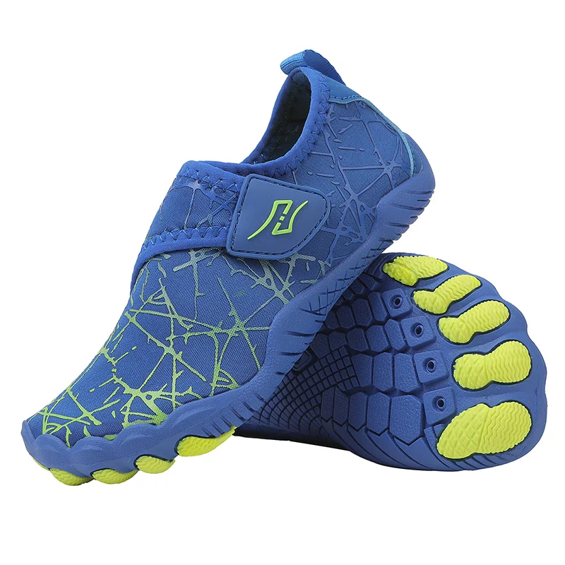 New Outdoor Children's Beach Shoes, Non-Slip, Quick-Drying Swimming Shoes, Breathable Children's Anti-Cut River Shoes