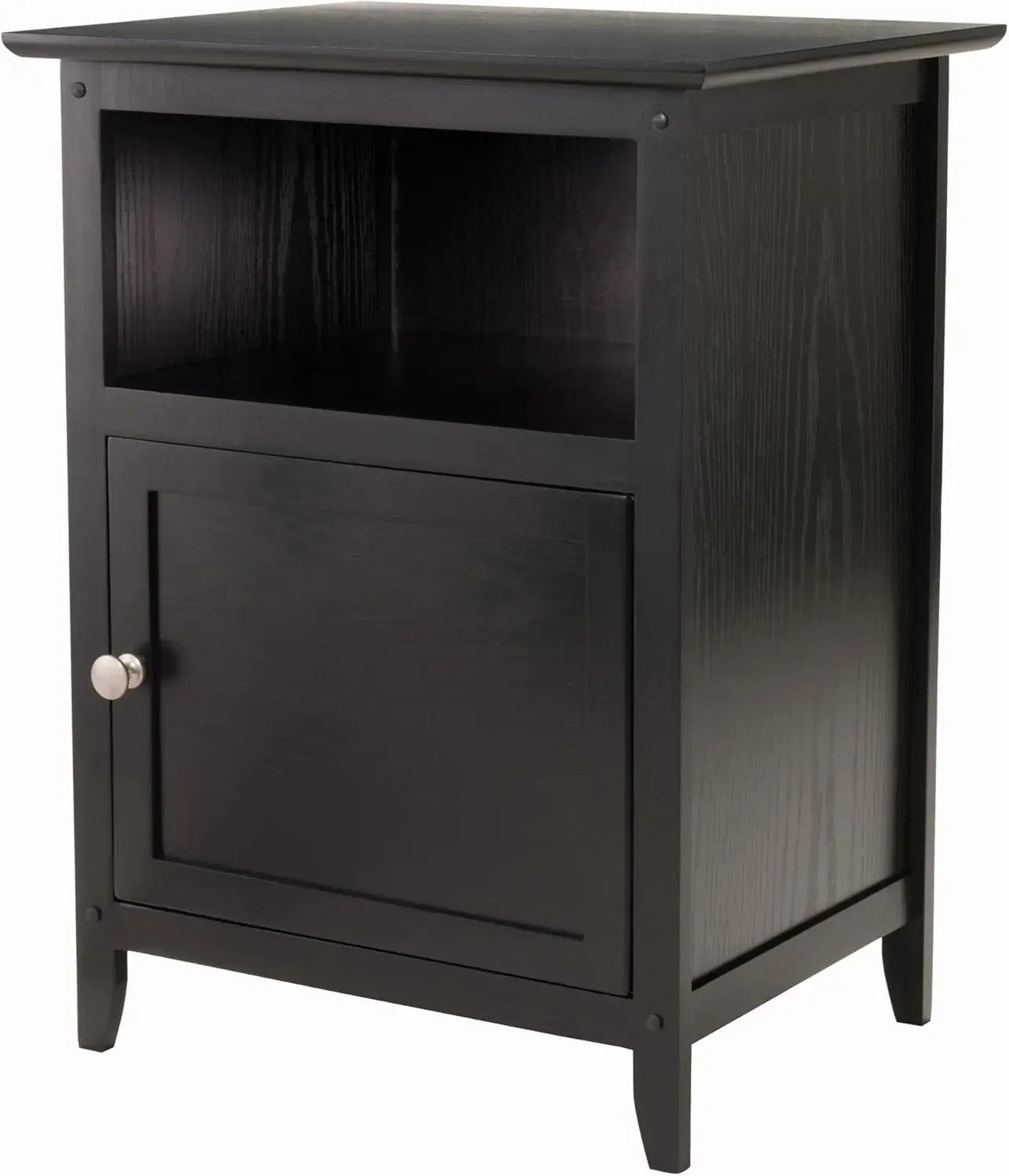 Winsome Wood Henry Accent Table, Black, 19 inches