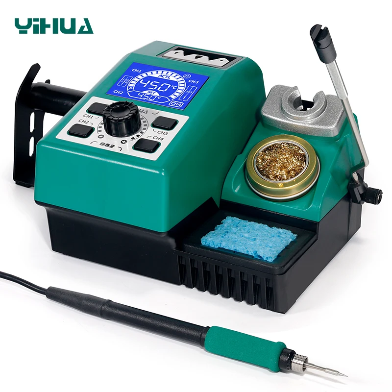 

YIHUA 982 Rapidly Heating Soldering Iron Station C210 Solder Iron Handle Electronic Welding Rework Soldering Station