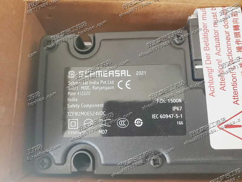 Brand New Original SCHMERSAL Safety Door Switch TZFW2MOES24VDC In Stock