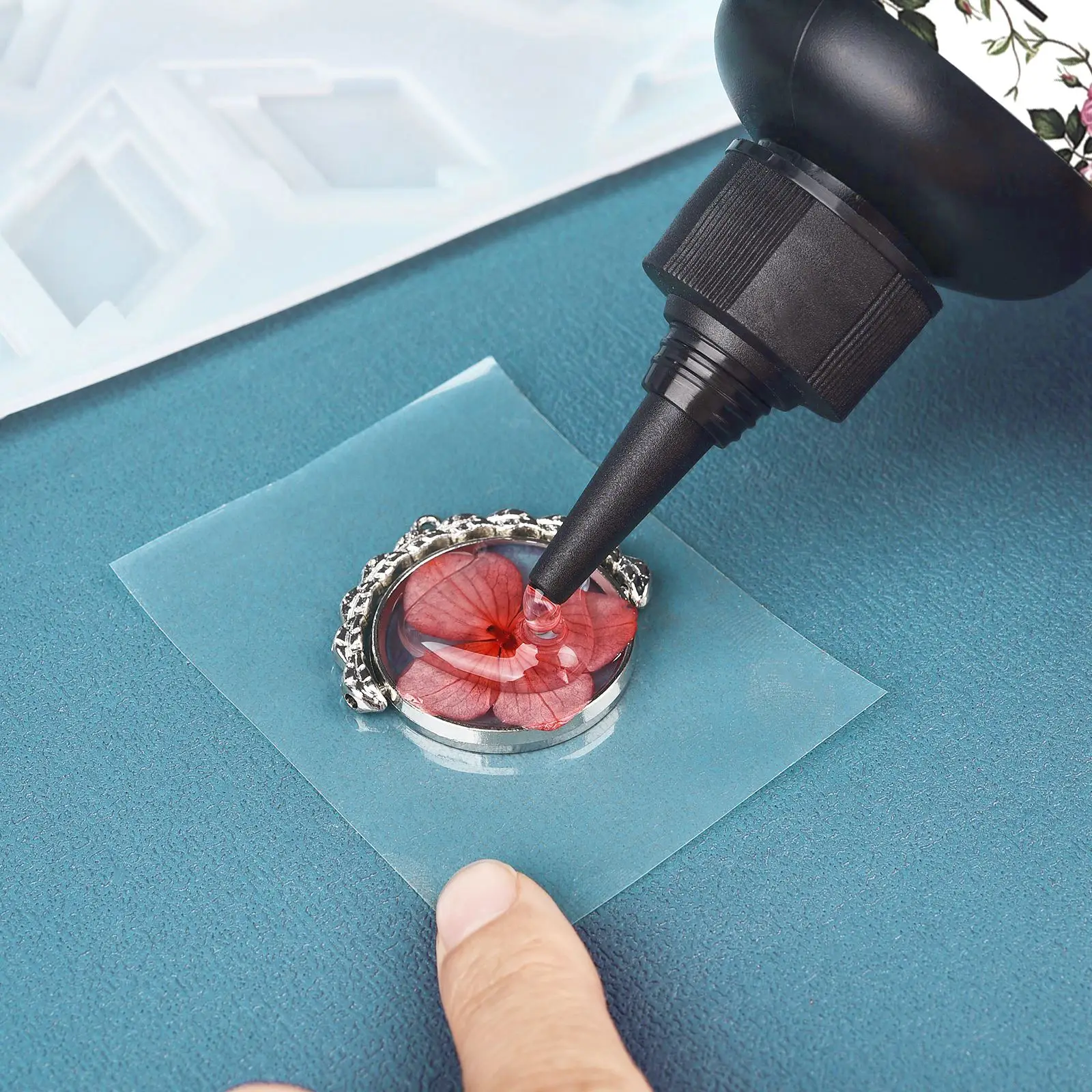 Harter UV-Harz kleber UV-härten der UV-Kleber transparenter schnell trocknender Epoxidharz DIY Schmuck herstellungs werkzeuge Harzform härter