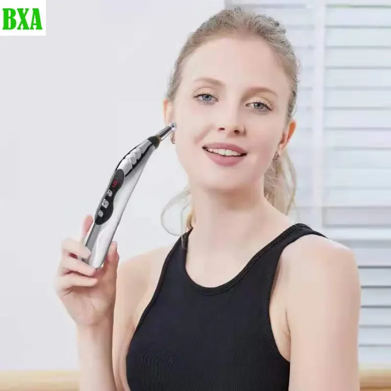 

Electronic Acupuncture Pen Point Massager Electric Meridian Laser Therapy Heal Massage Pen Face Energy Pen Back Pain Relief Tool