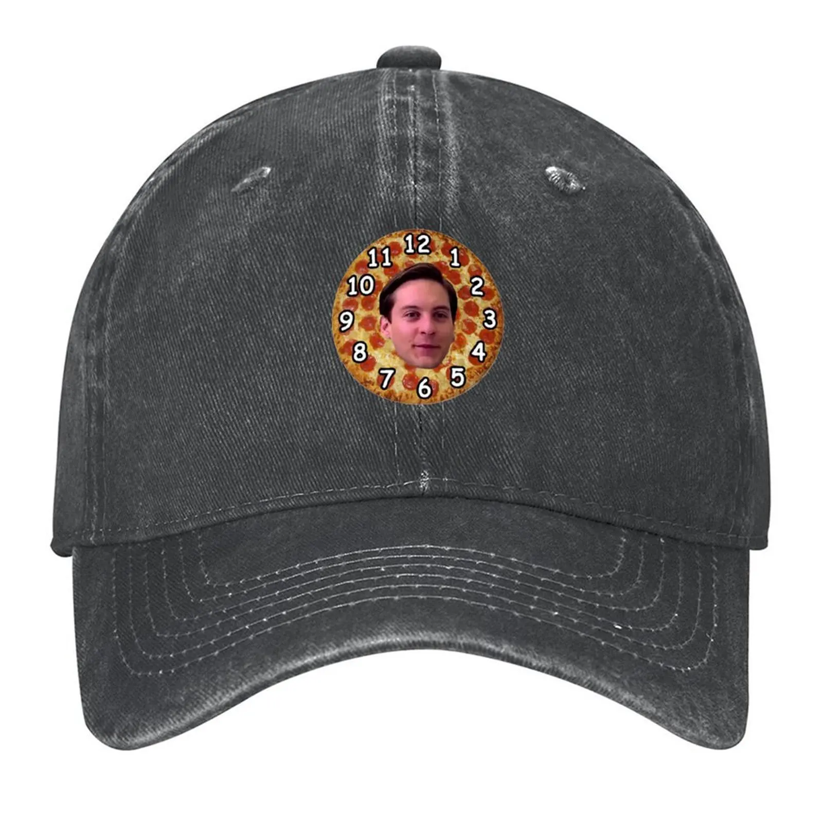 

Pizza Time Baseball Cap Ball Cap Wild Ball Hat Luxury Brand fishing caps man Caps Women Men's