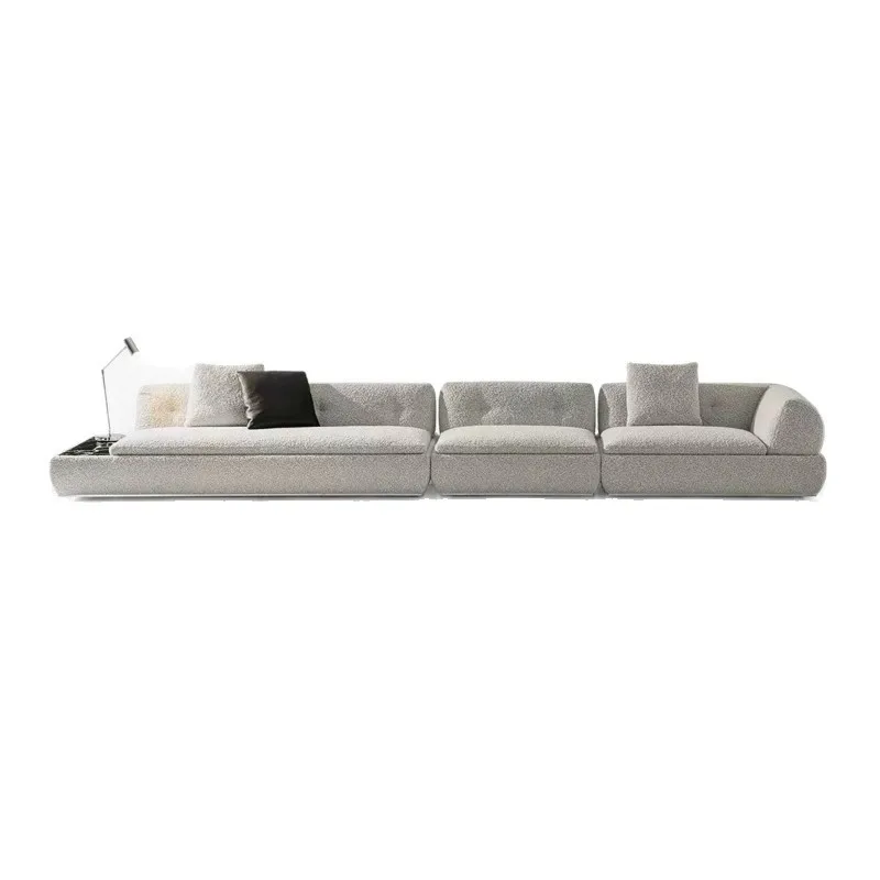 

Moon sofa villa large flat layer cashmere sofa
