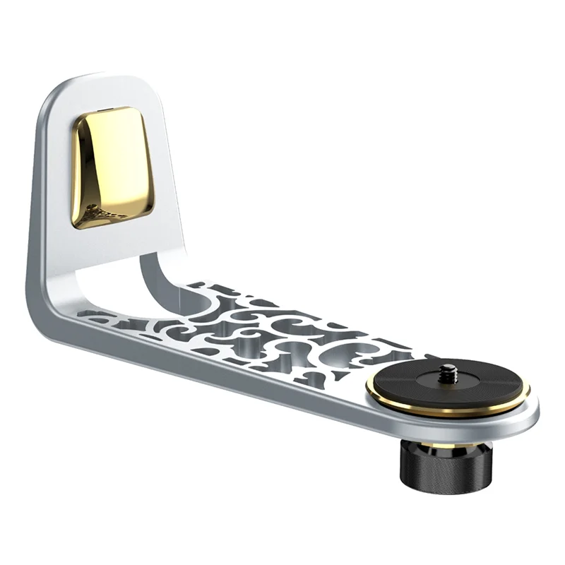 A13E-Wall Mount Projector Stand Sturdy Aluminium Alloy Metal Bracket Multi-Angle Compatible With Most Projectors