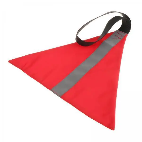 Outdoor Safe Travel Red Flag for Kayak Canoe Oxford Cloth Reflective Strip Fishing Boat Accessory Trailer
