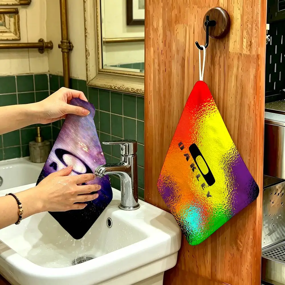 O-Oakleys Logo Multi-scene Polyester Cotton Towel, Hanging Hand Wiping Cloth for Kitchen Bathroom Hotel