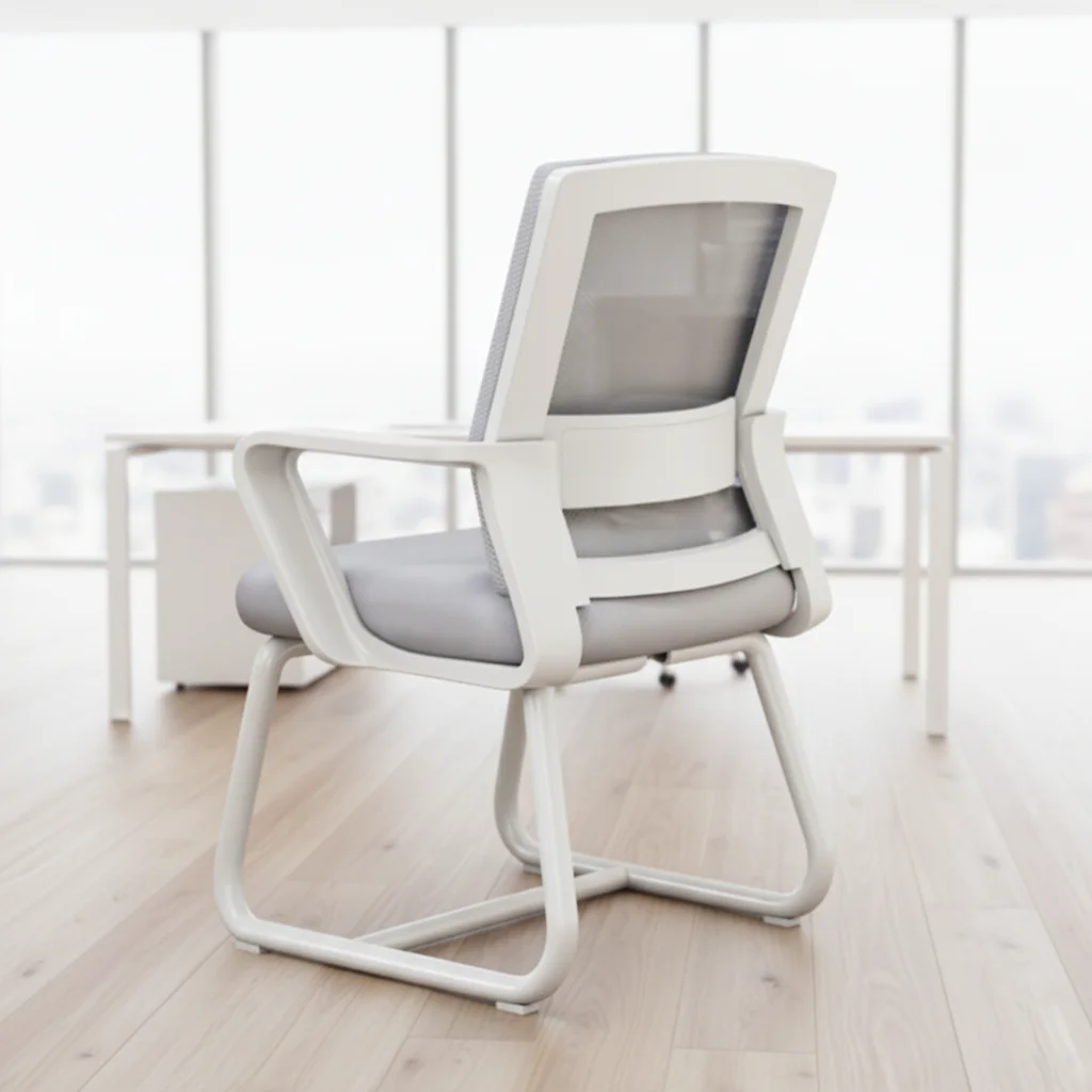 *Wholesale Furniture Mesh Office Chair Without Wheels Conference Office Staff Chair