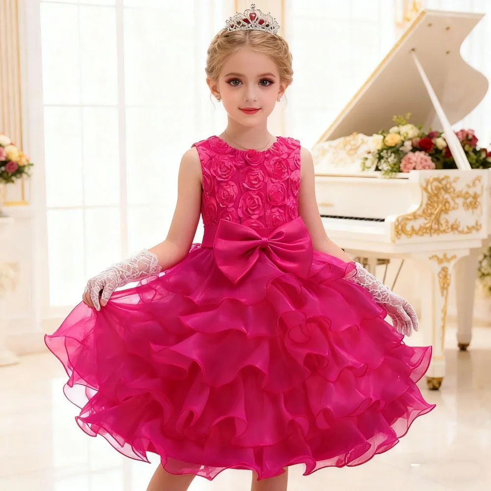 Kids Clothes Kids Dresses for Girls Clothes Children's Clothing Performance Costume Stage Dancewear Princess Tutu Children's Day