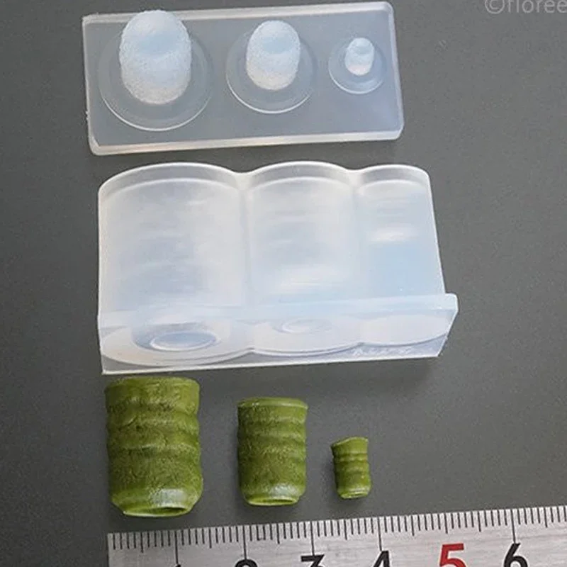 Miniature Food Play Drop Adhesive Clay Handmade Miniature Mold Diy Bottle Cup Class Mold Cutlery Dish Mold