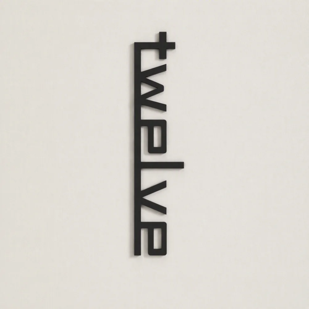 Creative Acrylic DIY Wall Clock Black Battery Operated 3D Wall Clock Self-Adhesive 60cm Frameless Wall Clock Living Room