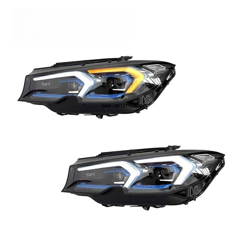 

Комплект из 2 светодиодных фар для автомобилей, подходят для систем освещения BMW 3 серии (G20/G28) 2019-2023 гг.