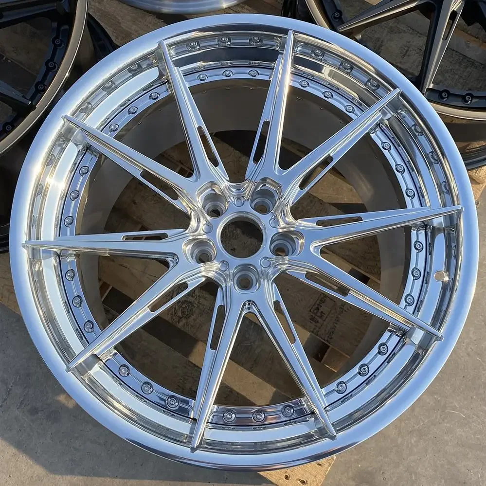 

Factory Hotsale 18-24 Inch Aluminum Alloy Car Wheels 22x12 Customized Polished Concave Wheels