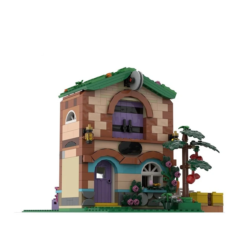 مدينة شارع عرض Moc قوالب بناء مزرعة منزل نموذج التكنولوجيا وحدات نموذج لعبة المكعبات لتقوم بها بنفسك تجميع البناء الهدايا #2