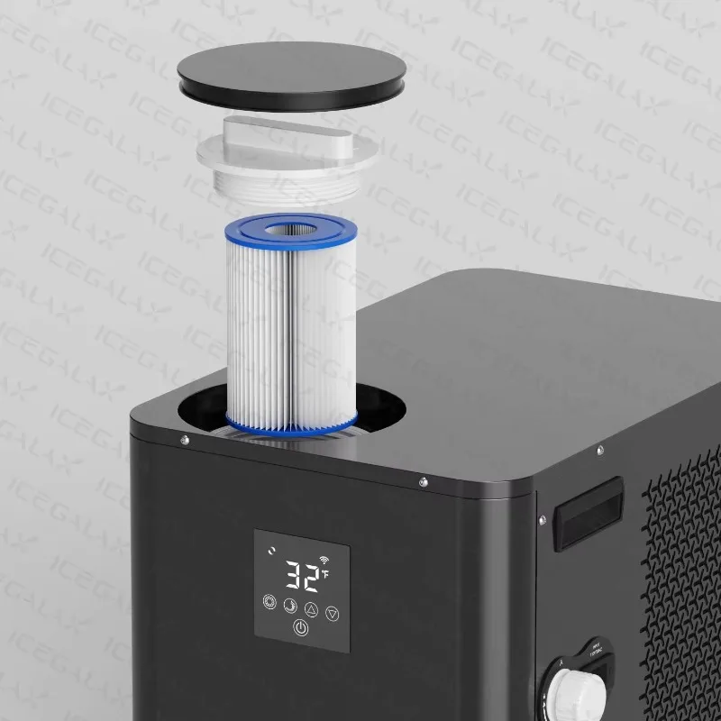 المبردات الباردة المكونات الإضافية لأنظمة تبريد حمام الثلج Icegalax مرشحات المضخة خدمة وقفة واحدة لمدربي الفريق الرياضي في الهواء الطلق