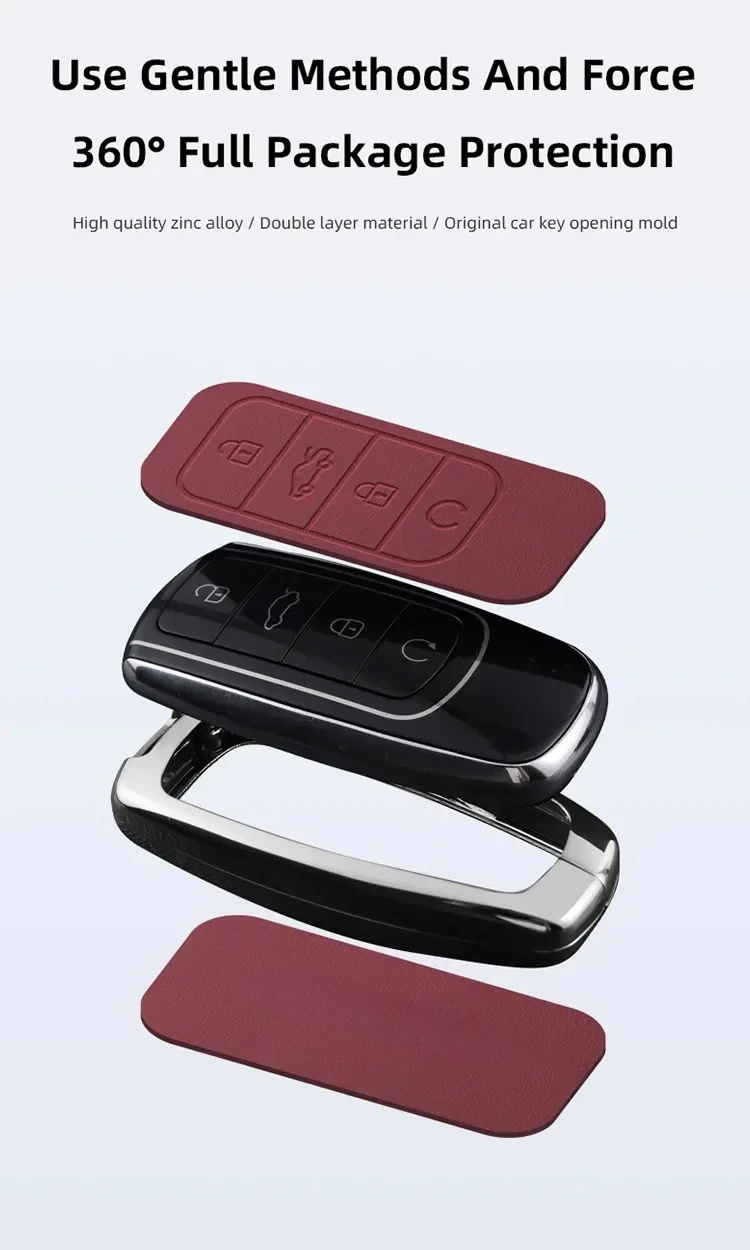 For Omoda JAECOO J7 2025 2024 Car Remote Control Key Case Keychain Accessories Garnish Trim Cover