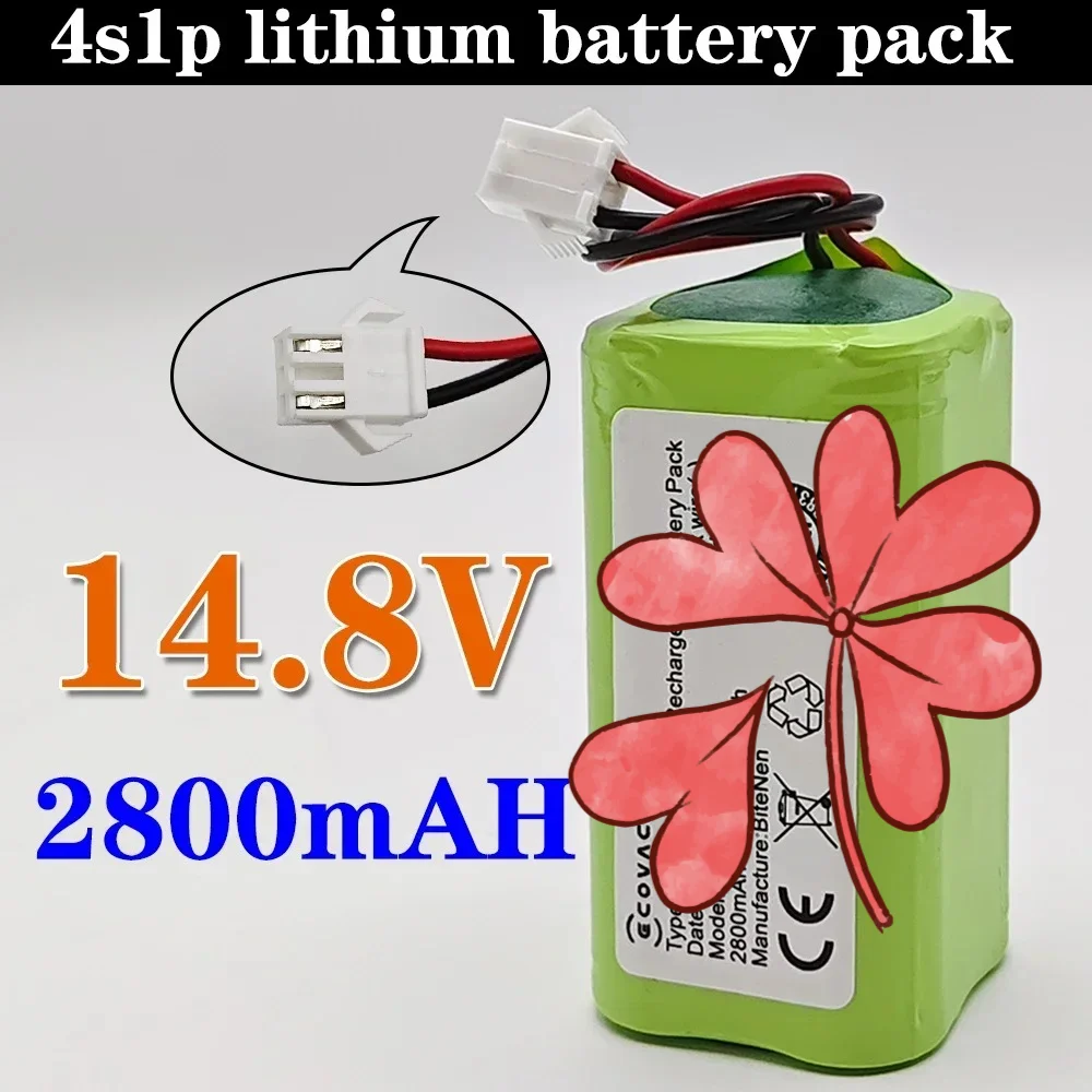 

14.8V 2800mAh 4s1p Battery For eufy RoboVac 15C 15T 25C 30 30C 35C MAX G10 G15 G20 G30 Hybrid Edge Robot Vacuum Cleaner Parts