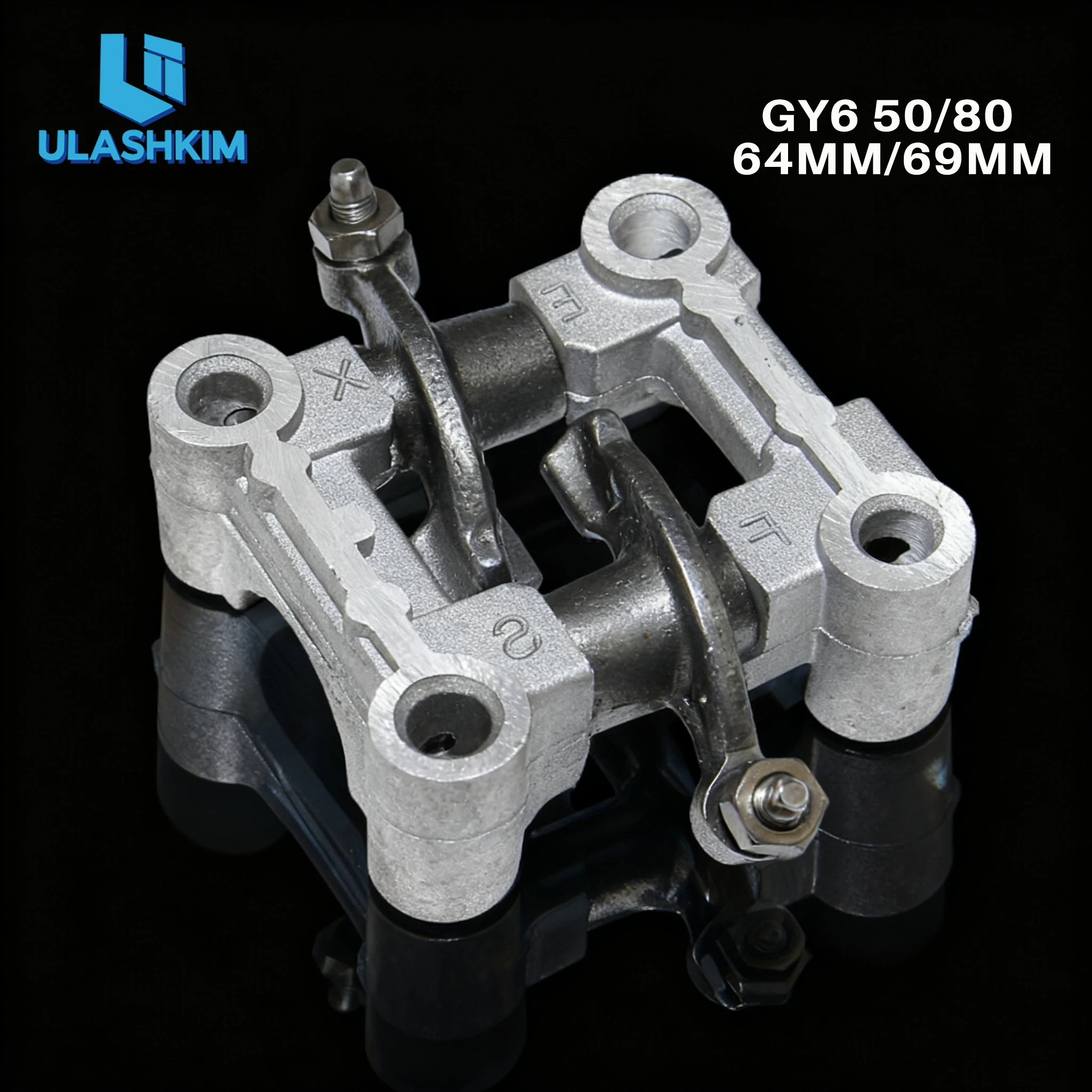 

GY6 50 80cc 64mm 69mm Rocker Arm Assembly Camshaft holder Scooter Moped ATV 139QMB 137QMA 1P39QMG Cam holder bracket Rocker