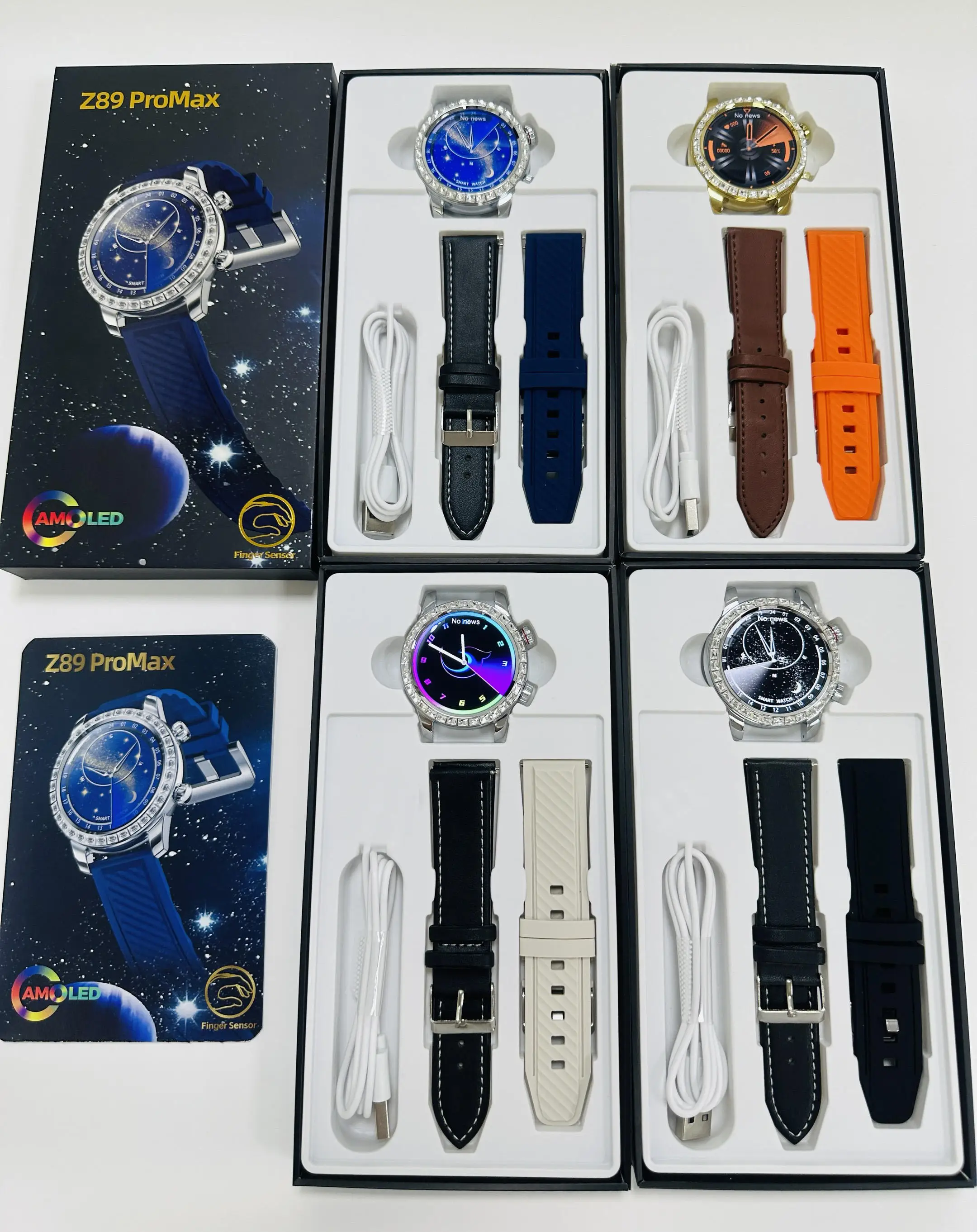 TJXL-2024 Jam Tangan Pintar Terlaris Z89 Pro Max Jam Tangan Reloj Inteligente untuk Pria Pelacak Kesehatan Gps Z86 Pro Max Z81 Pro Max