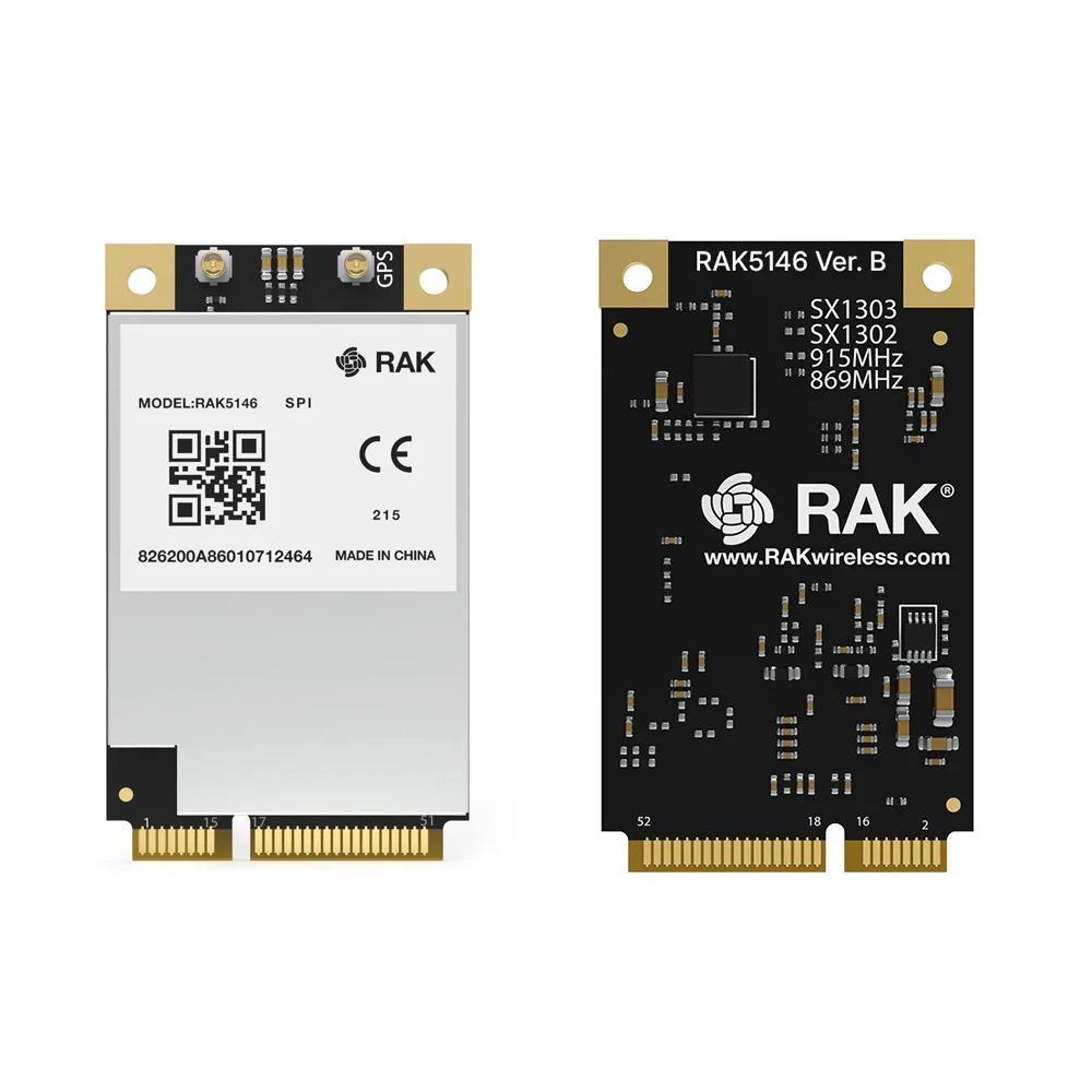 RAK5146 Gateway Concentrator Module for LoRaWAN, SX1303 LoRa Core (SPI or USB, GPS, LBT) image 4