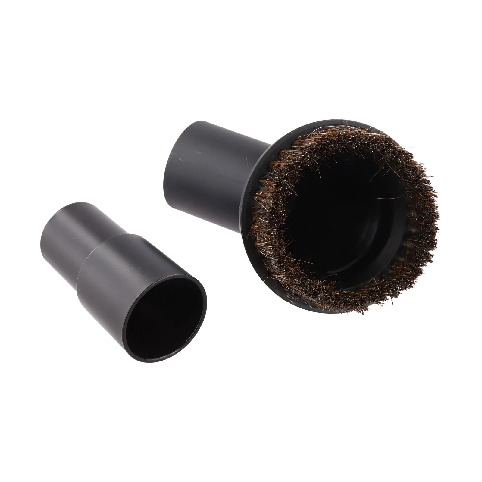 Gentle Round Horse Hair Dusting Brush with Adapter for Thomas for crooser Vacuum Cleaner 32mm Diameter Cleaning Pet Hair