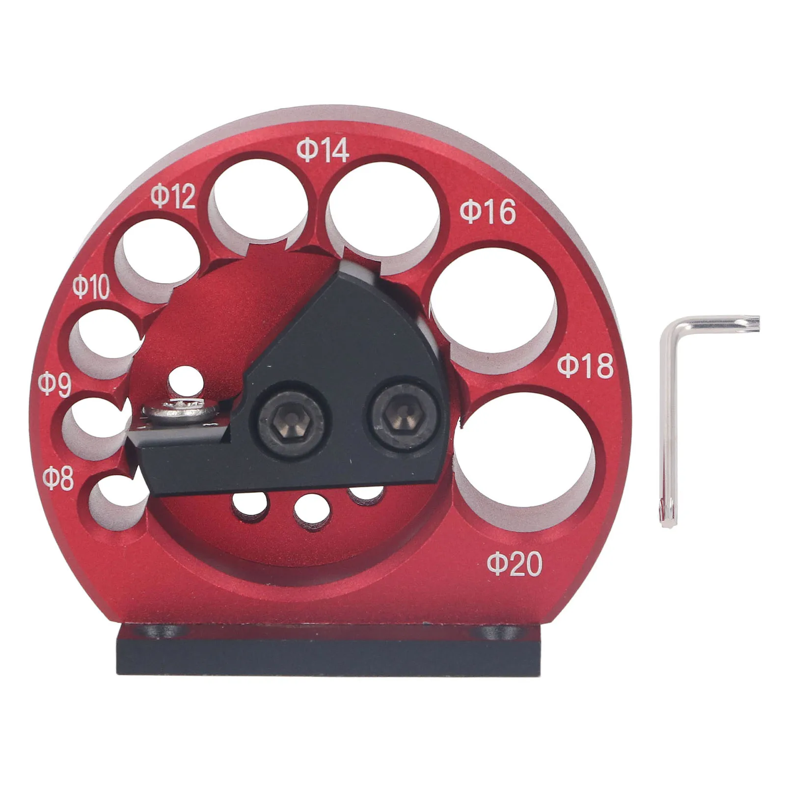 

8 to 20mm Dowel Maker Round High Accuracy Aluminum Alloy Body Cemented Carbide Blade Dowel Cutter Plate for Woodworking