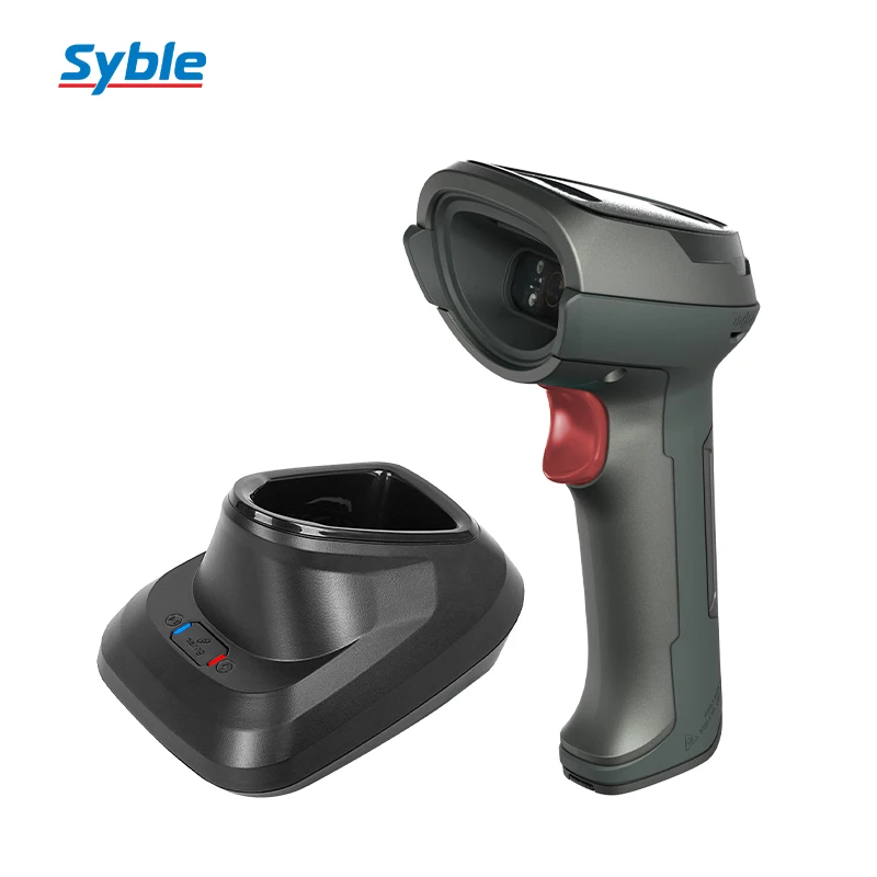 

Syble XB-D70BT 2D High Speed Wireless Handheld Barcode Scanner QR Code Scanner for Pos Systems Price Checker