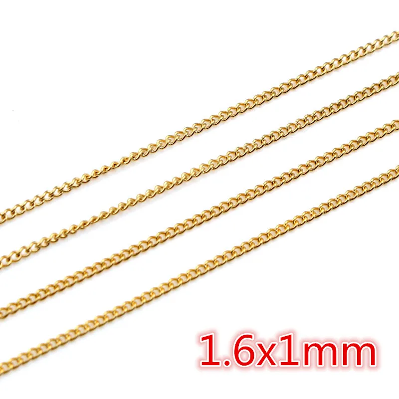 Never Fade Stainless Steel Gold Plated Necklace Chains