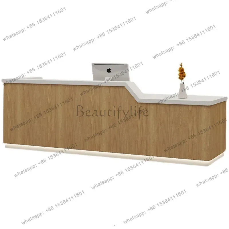 Best Sellers Light Luxury Reception Desks Fashionable Elegant Modern Simplicity Reception Desks Office Furniture Reception Et Ta