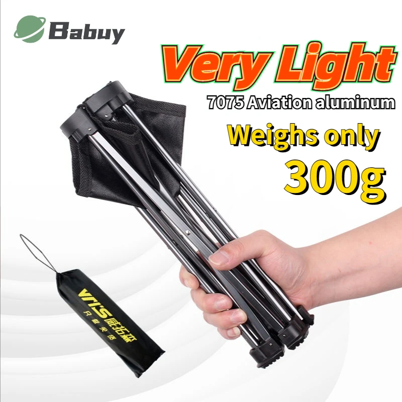 Outdoor Folding Chair Foldable Hiking Camping Fishing Portable Stable Stool Light