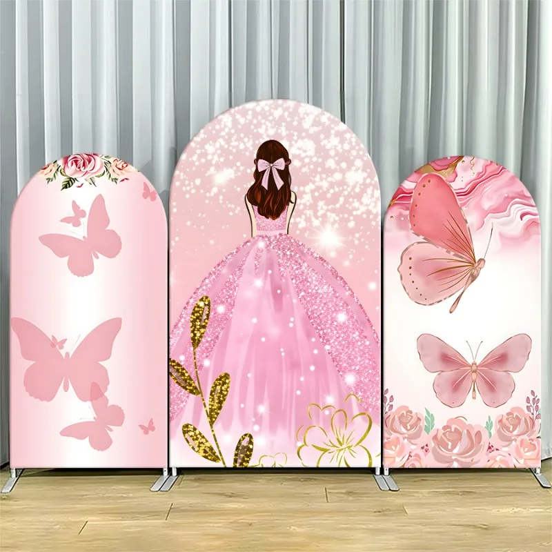 

Arch Backdrop Cover Single Side Fire Truck Party Decoration Photo Booth Background Event Supplies Celebration Props Room Wall