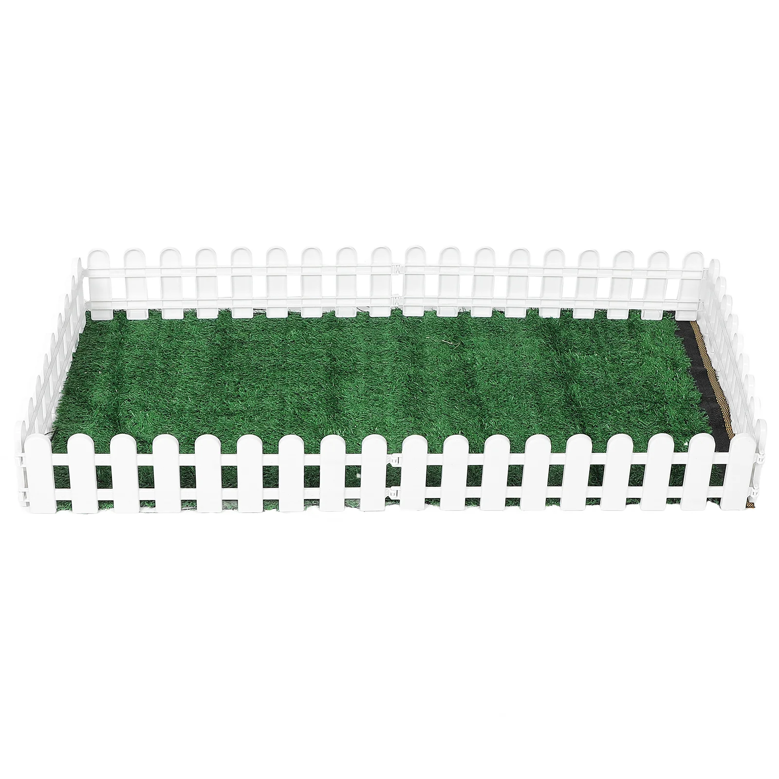 Kid Toys Mini Fence Flower Bed Edging Borders Flowerpot Picket Model for Landscaping Kids Farm Miniature Railing Garden Child