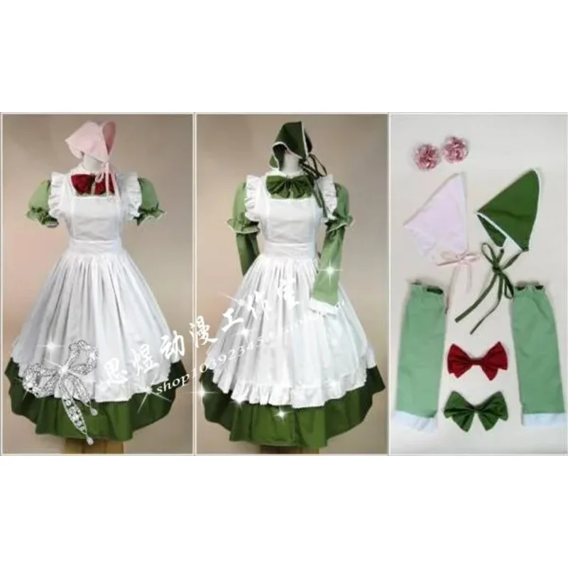 Anime APH Maid Apron Dress Axis Powers Hetalia Hungary Cosplay Costume(one dress can be as two dresses) 11 MS20369