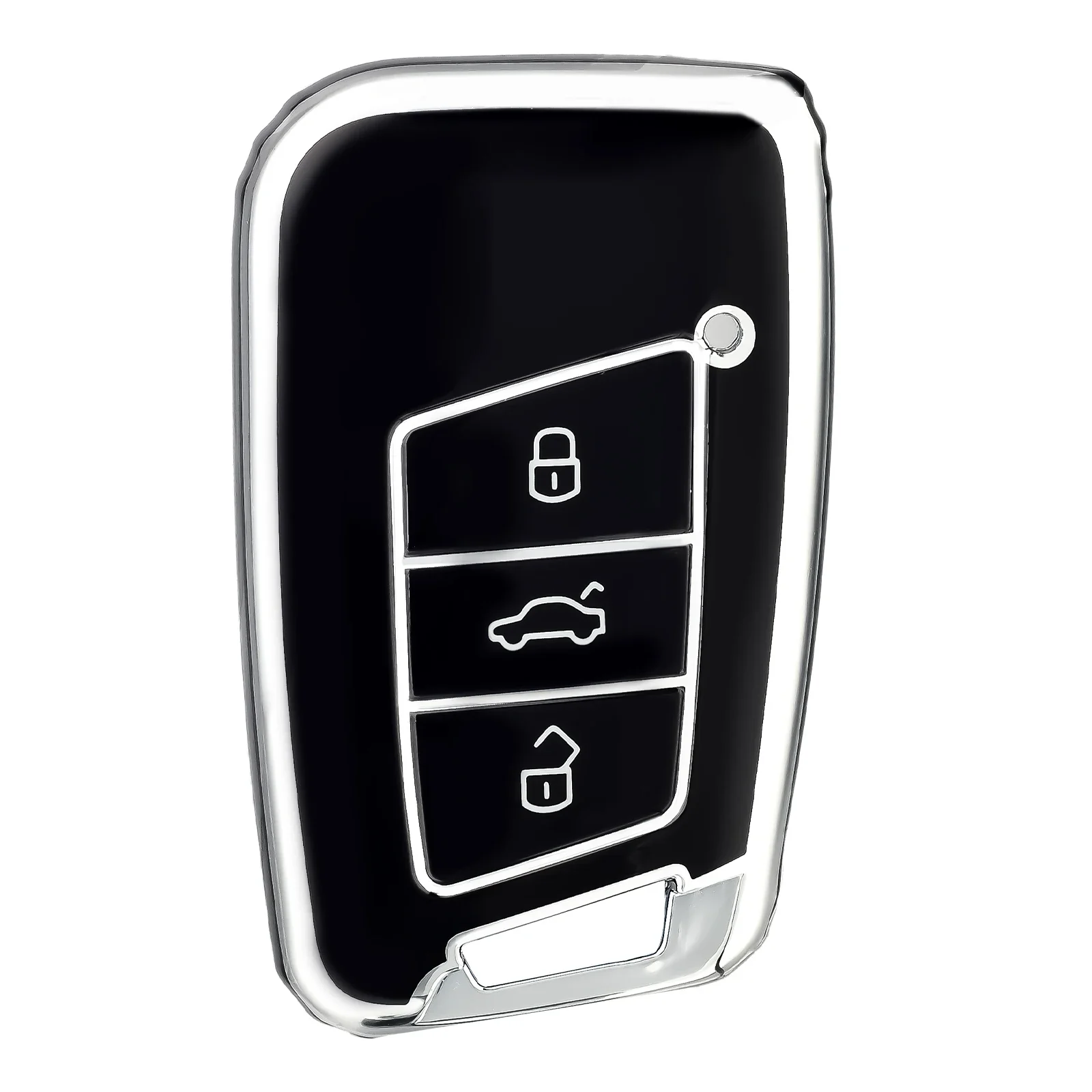 

TPU Car Flip Key Case Cover Shell For VW Volkswagen Polo Golf Passat Beetle Tiguan Skoda Octavia Kodiaq Seat Leon Altea Keyless