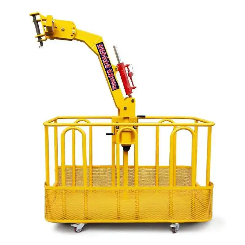

Crane basket frame 360 degree rotation universal top basket top frame free dismantling frame accessories oil cylinder