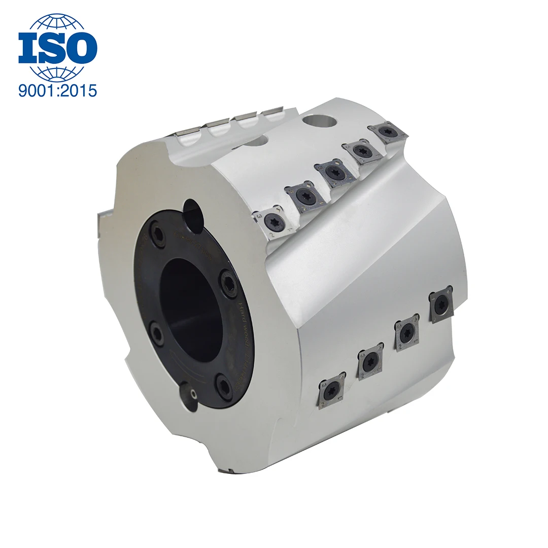 أدوات قطع غيار ماكينات الأعمال الخشبية الصناعية مخصصة لرأس القاطع ورشة الخشب رأس قاطع الأخشاب الحلزوني للبيع