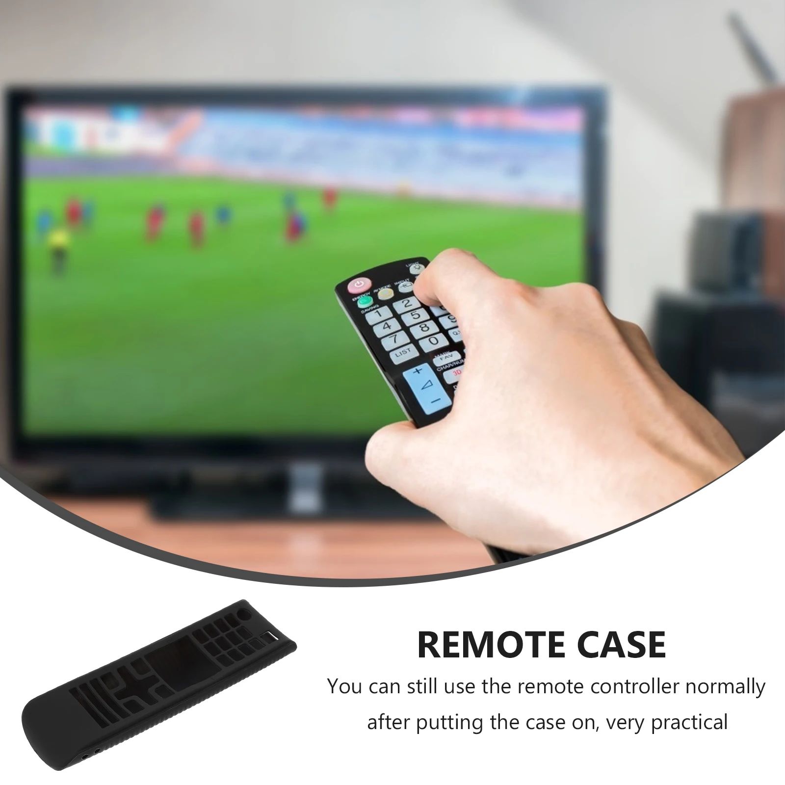

Eco-Friendly Silicone Controller Case Cover With Anti-Drop Anti-Slip Design Compatible For Aa59 Remote Control