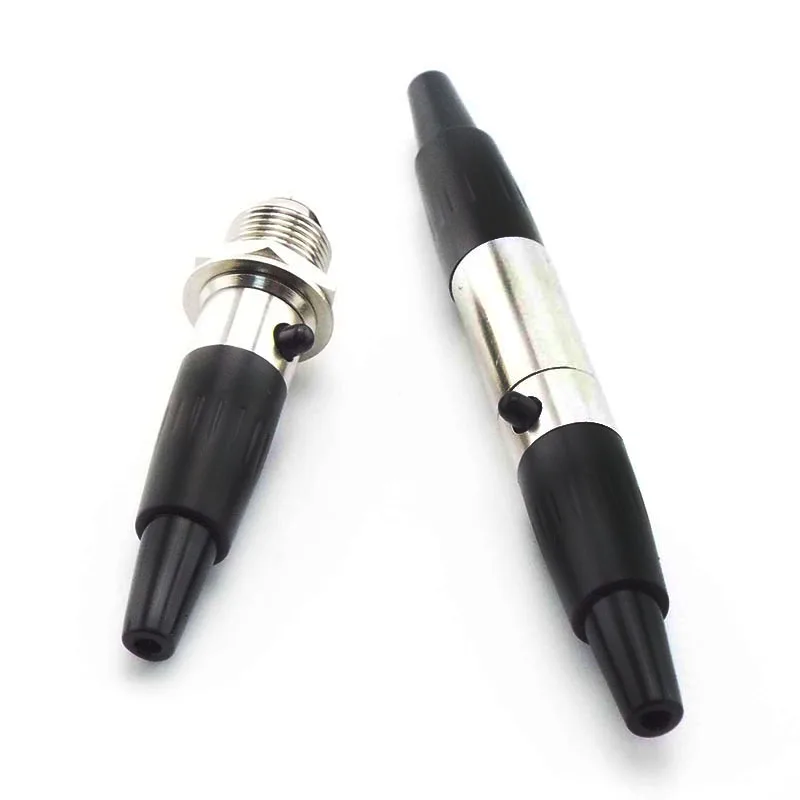 Mini XLR Female/Male Plug 3/4/5Pin Small XLR Female Male Socket for Cable Soldering Audio Connector for MIC Soldering Straight