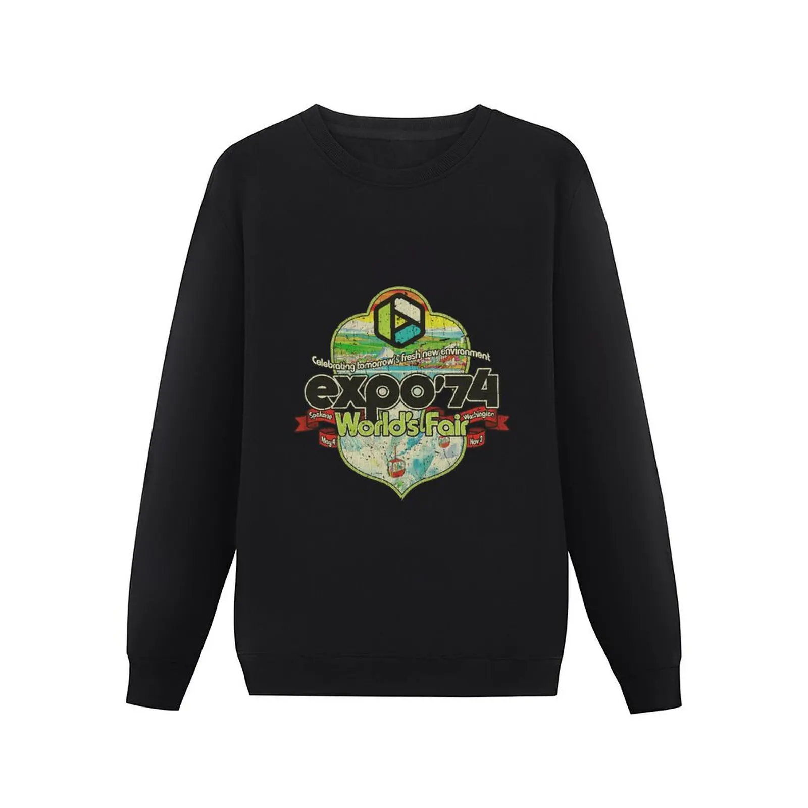 Expo '74 World's Fair Crest 1974 Pullover Hoodie men's clothing autumn jacket men fashion men anime sweatshirt