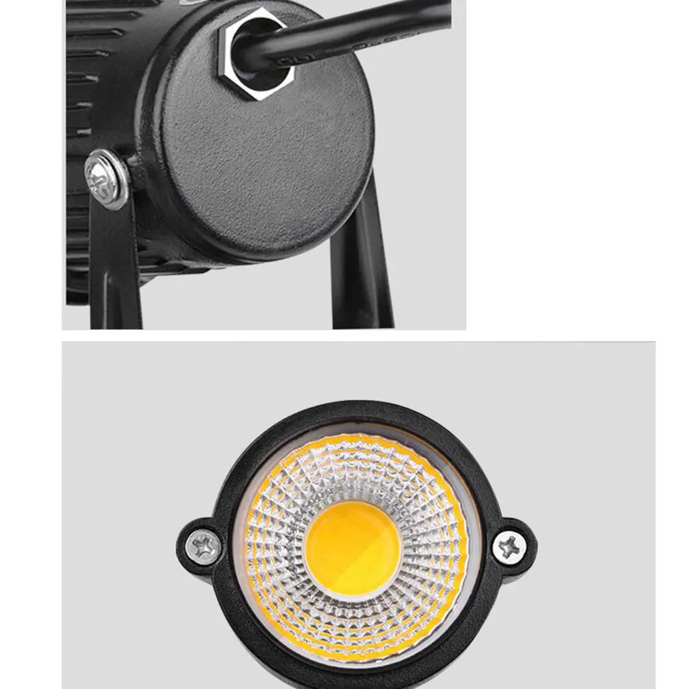 

Outdoor LED Spotlight Cob Stake Light Waterproof Ground Plug Garden Lawn Lamp for Yard Patio Pathway Pool Deck Fence Landscape