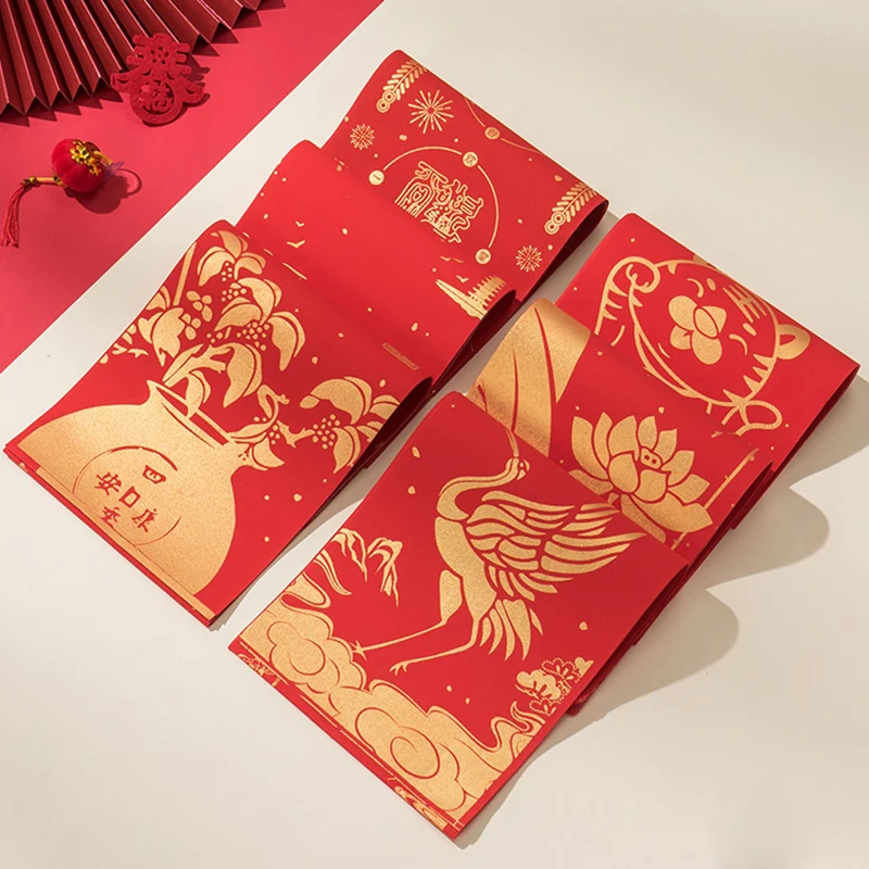 3 Pairs Chinese Spring Festival Couplets Batik Blank Half Ripe Xuan Rice Paper Scroll Calligraphy Brush Paper