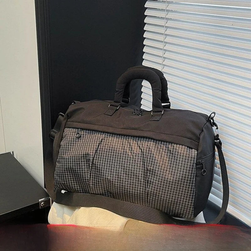 

New Large Capaci Portable Travel Bag Women's Handbag Men's oulder Bag Fitn Bag Carry-On Lage Bag for Outing