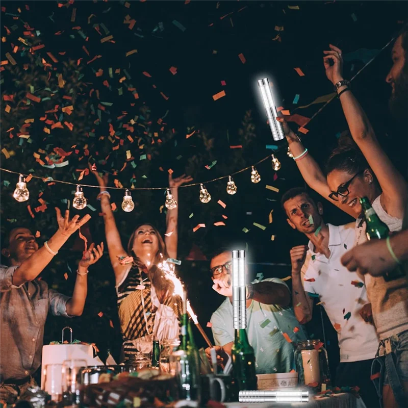 

ABPQ-2PCS LED Strobe Baton Light Bright Rechargeable LED Light Club Signs For Bottle Service Reusable Nightclub Parties